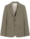 Ami Alexandre Mattiussi Wool-twill Blazer In 灰色