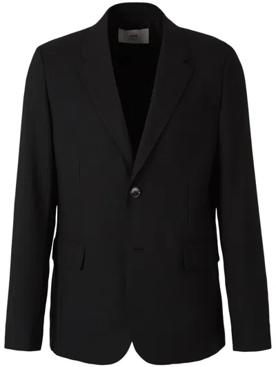 Ami Alexandre Mattiussi Wool Blazer In Black