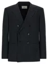 Ami Alexandre Mattiussi Tailored Wool Blazer Featuring Notch Lapel In Black