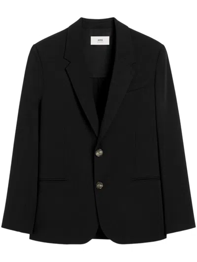 AMI ALEXANDRE MATTIUSSI SEMI-LINED BLAZER