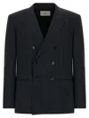 Ami Alexandre Mattiussi Tailored Wool Blazer Featuring Notch Lapel In Black