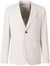 Shop Ami Alexandre Mattiussi Wool Blazer In Neutrals