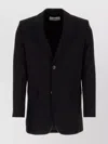 AMI ALEXANDRE MATTIUSSI WOOL BLAZER WITH CHEST AND FLAP POCKETS