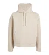 AMI ALEXANDRE MATTIUSSI WOOL-BLEND TWILL HOODIE