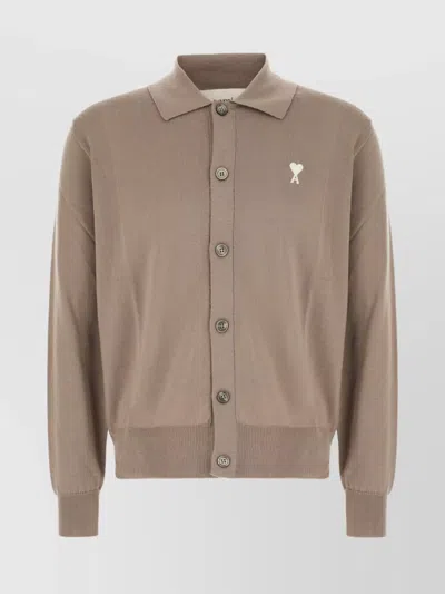 Ami Alexandre Mattiussi Ami Paris Knitwear In Neutral