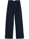 Ami Alexandre Mattiussi Wool Cargo Trousers In Blue