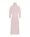 Ami Alexandre Mattiussi Maxikleid Mit Ellenbogen-patches In Pink