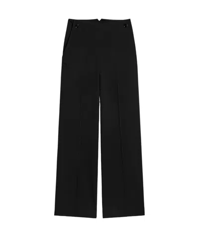 Ami Alexandre Mattiussi Wool Casual Pants In Black