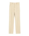 Ami Alexandre Mattiussi Wool Casual Pants In White
