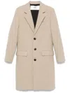 Ami Alexandre Mattiussi Wool Coat In Neutrals