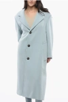 Ami Alexandre Mattiussi Ami Paris Aquamarine Single-breasted Coat