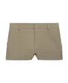 Ami Alexandre Mattiussi Tailored-cut Wool Shorts In Gray