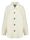Ami Alexandre Mattiussi Wool Jacket In Neutral