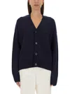 Ami Alexandre Mattiussi Ami Paris Wool Jersey. In Blue