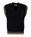 Ami Alexandre Mattiussi Ami Paris Sleeveless Ribbed Sweater In Black
