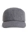 Ami Alexandre Mattiussi Wool Logo Cap In Gray