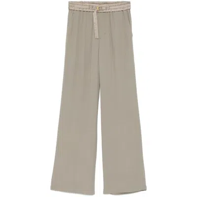 Ami Alexandre Mattiussi Drawstring Palazzo Pants In Multicolor