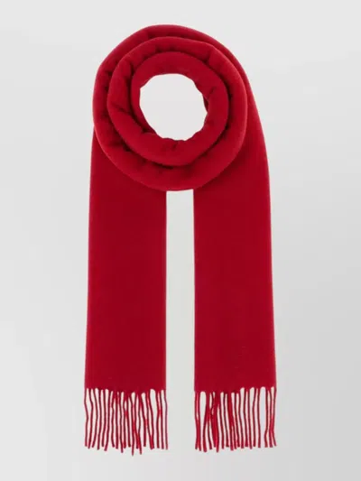 Ami Alexandre Mattiussi Wool Scarf In Gold