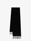 Ami Alexandre Mattiussi Ami Paris Men Wool Scarf In Black