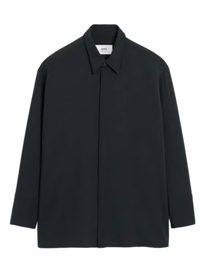 AMI ALEXANDRE MATTIUSSI WOOL SHIRT