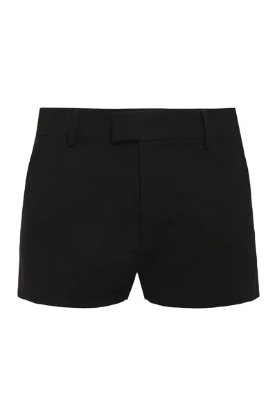 AMI ALEXANDRE MATTIUSSI WOOL SHORTS