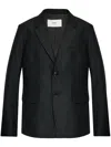 Ami Alexandre Mattiussi Wool Single-breasted Blazer In Black