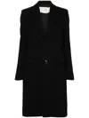 Ami Alexandre Mattiussi Ami Paris Wool Single-breasted Coat In Black