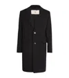 Ami Alexandre Mattiussi Wool Single-breasted Coat In Black