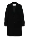 Ami Alexandre Mattiussi Ami Paris Men Wool Single-breasted Coat In Black