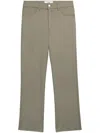 Ami Alexandre Mattiussi Wool Straight-leg Trousers In Grey