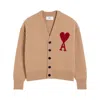 Ami Alexandre Mattiussi Wool Sweaters In Neutral