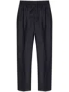 Ami Alexandre Mattiussi Wool Trousers In Blau