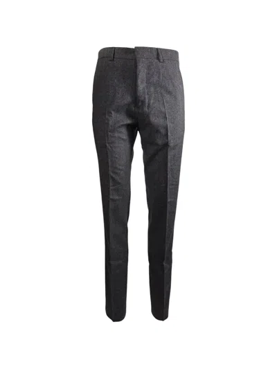 Pre-owned Ami Alexandre Mattiussi Wool Trousers In Gray