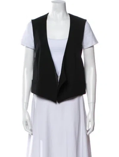 Pre-owned Ami Alexandre Mattiussi Wool Vest In Black