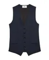 Ami Alexandre Mattiussi Wool Vest In Black