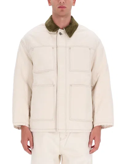 Ami Alexandre Mattiussi Ami Paris 'worker' Jacket In White
