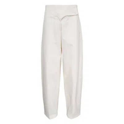 Ami Alexandre Mattiussi Wrapped Belted Balloon Fit Jean In White