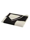 Ami Alexandre Mattiussi X Alexandre Mattiussi Two-tone Beach Towel In 白色