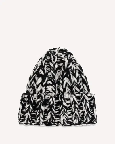 Ami Alexandre Mattiussi Ami Paris Amubo012ak0022044bb Merino Wool Knit Beanie In Black