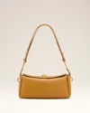Ami Alexandre Mattiussi Yellow Cow Leather Carrousel Bag Yellow In Brown