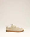 Ami Alexandre Mattiussi Suede Sneakers In Butter