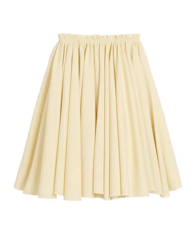AMI ALEXANDRE MATTIUSSI AMI ELASTIC WAIST MIDI SKIRT