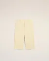 Ami Alexandre Mattiussi Yellow Wool Wide Bermuda Yellow In Butter