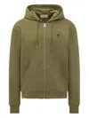 Ami Alexandre Mattiussi Ami Paris Adc Hsw765 Molleton In Green