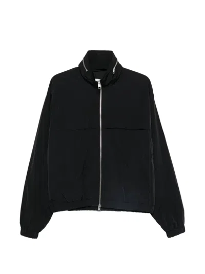 Ami Alexandre Mattiussi Zip-up Jacket In Orange