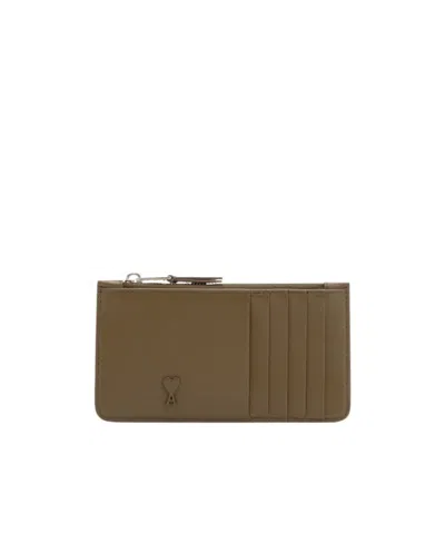 Ami Alexandre Mattiussi Zipper Card Holder