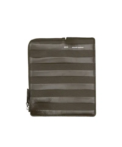 Ami Alexandre Mattiussi Zipper Clutch