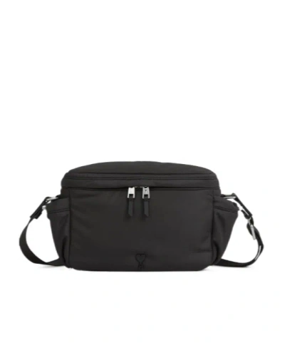 AMI ALEXANDRE MATTIUSSI ZIPPER SHOULDER BAG