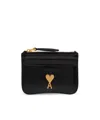 Ami Alexandre Mattiussi Zipper Wallet In Black