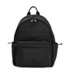 Ami Alexandre Mattiussi Nylon Backpack With Adjustable Shoulder Straps In Black
